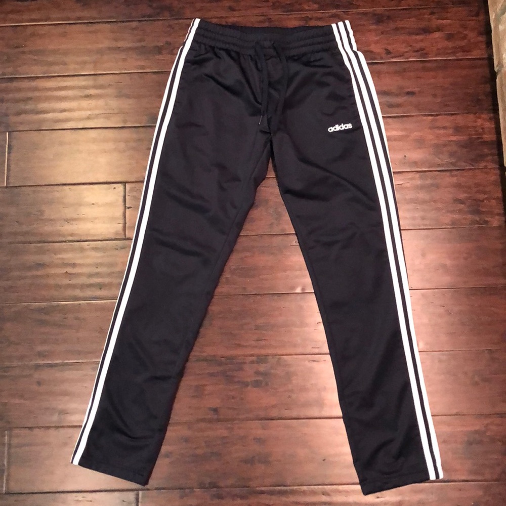 Adidas Navy Blue Striped Sweatpants Size S